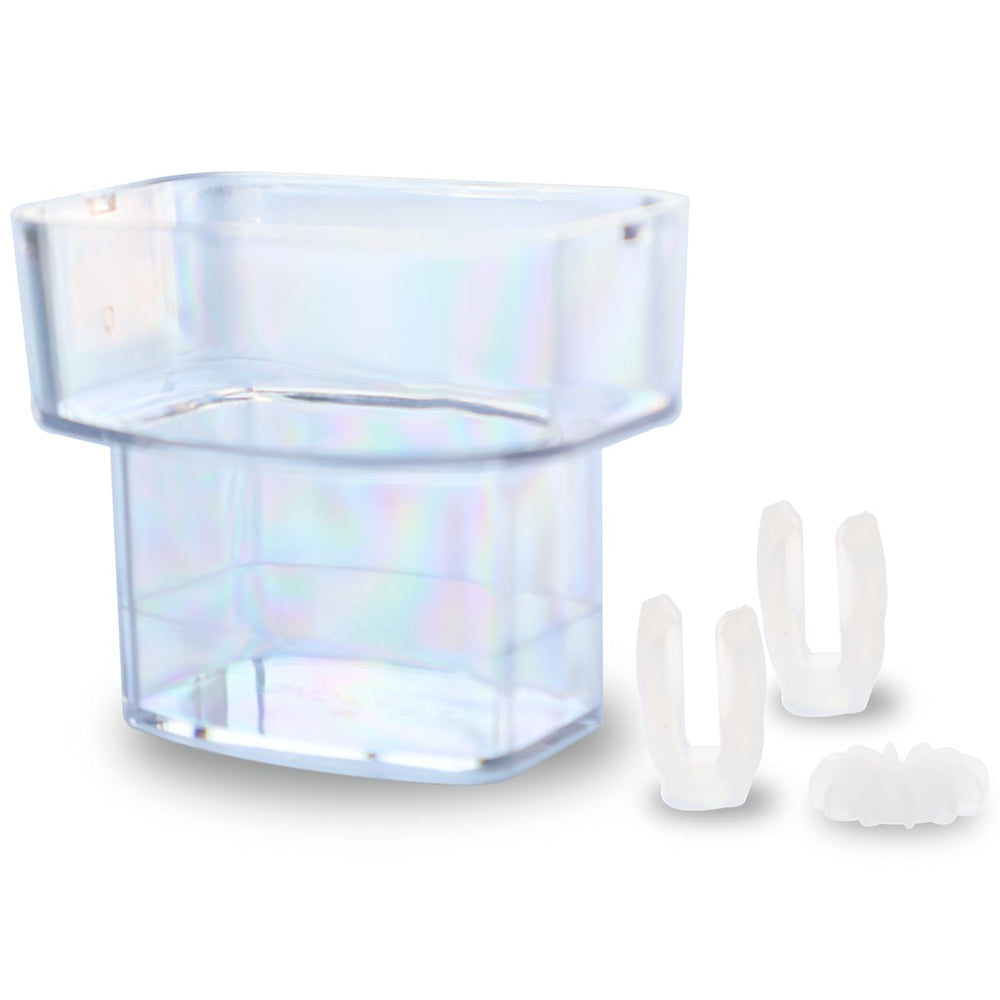 3-in-1 scleral lens cleaner GV Pro/Plus with hydrogen peroxide cup for RGB/OK lenses – portable travel