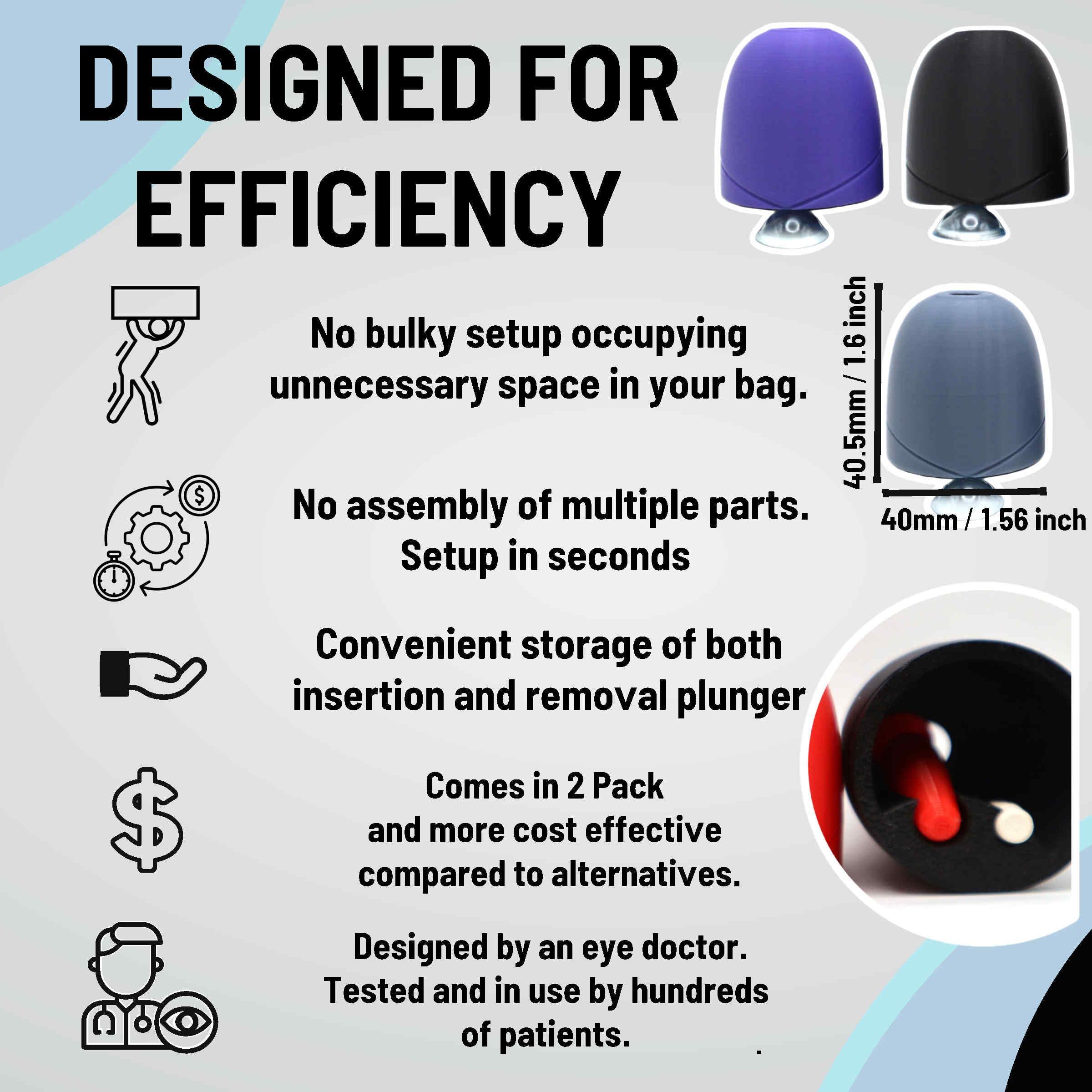 Scleral lens inserter used to control eyelids during insertion