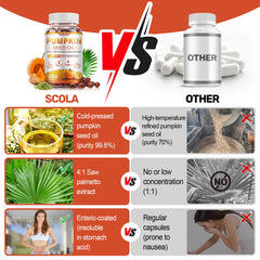 Saw palmetto extract bottle with capsules