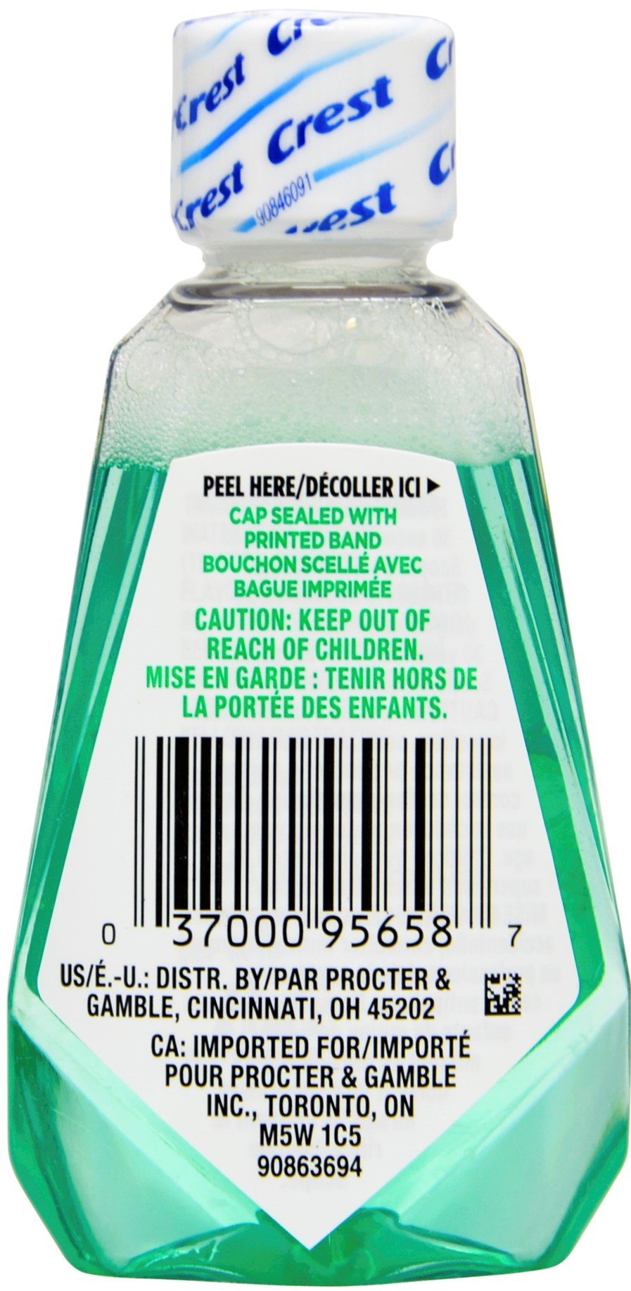 Scope Travel Size Mouthwash Classic Original Mint 1.2 oz 48-pack packaging