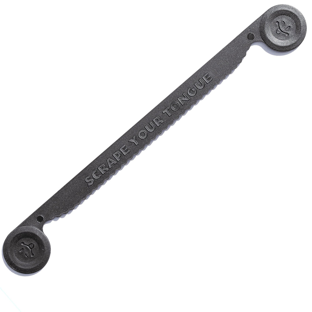 Eco-friendly packaging and care for ScrapeYourTongue Tongue Scraper
