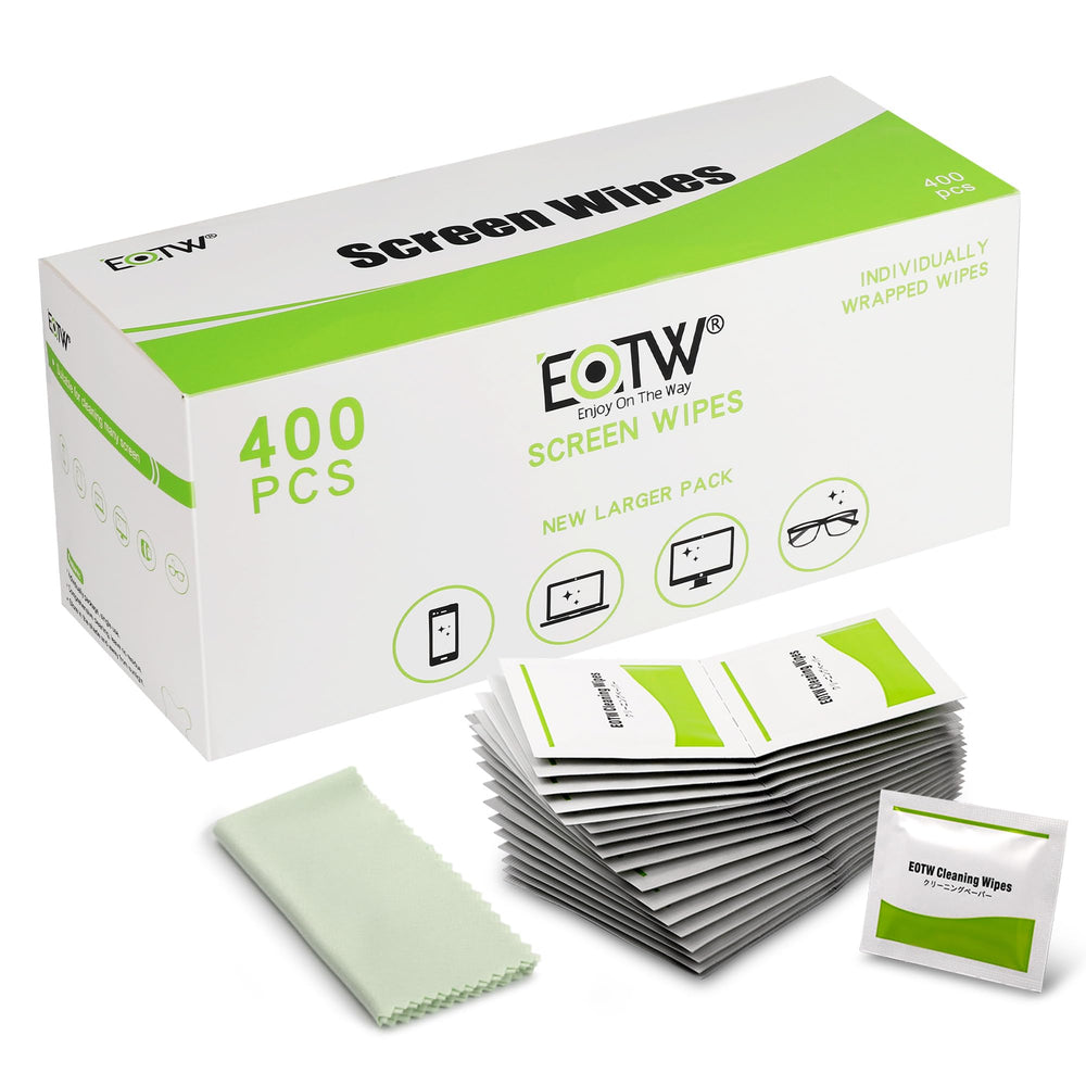 Box of EOTW Screen Wipes 400-pack with wipes