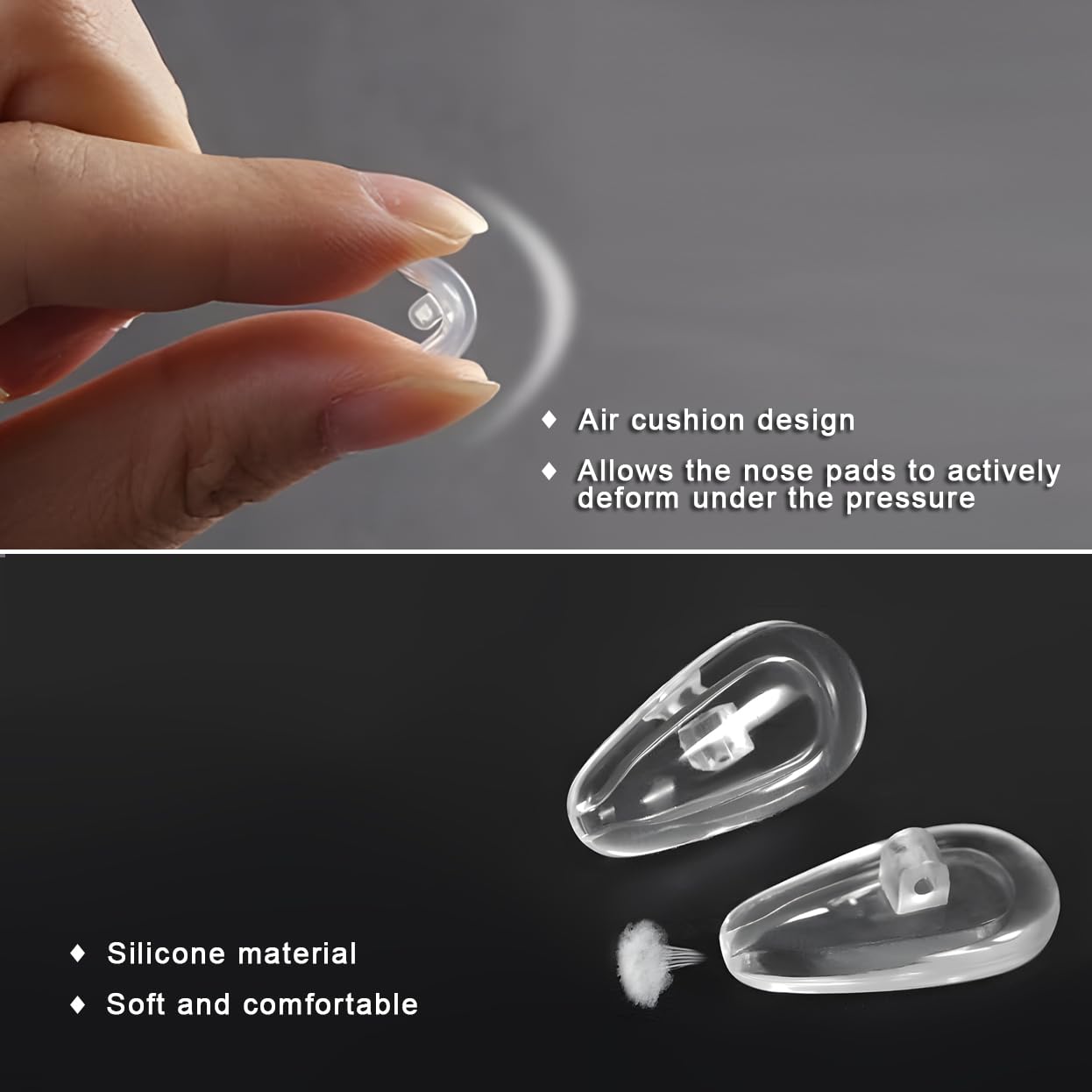 Screw-in nose pads compatibility with Oakley and Tom Ford models