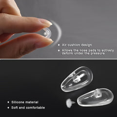 Screw-in nose pads compatibility with Oakley and Tom Ford models