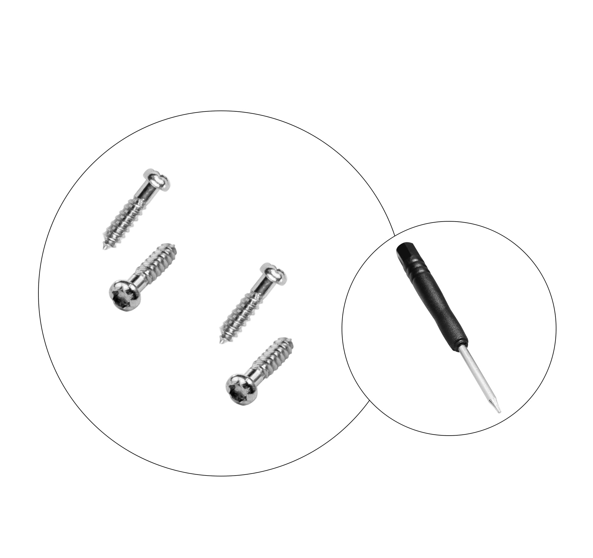 Pack of replacement screws for Oakley sunglasses