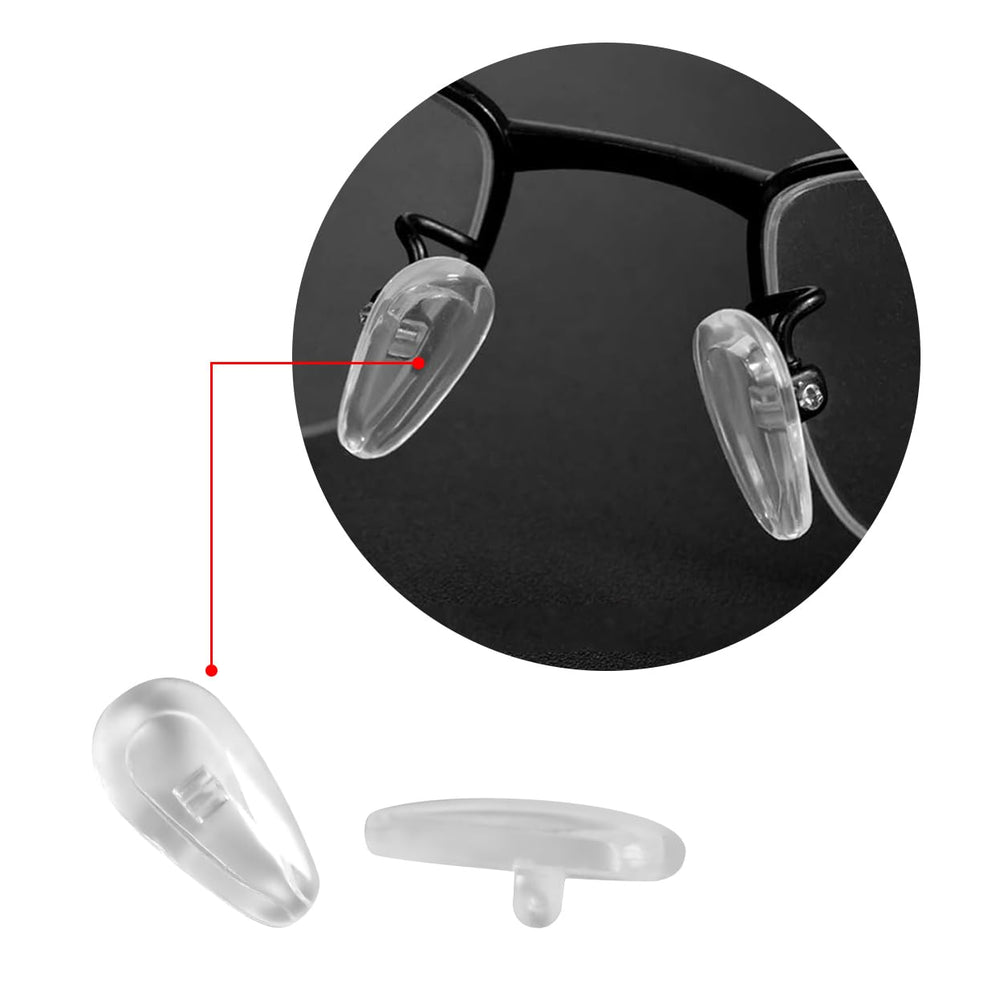 Screwdriver set included for screw-in nose pad installation