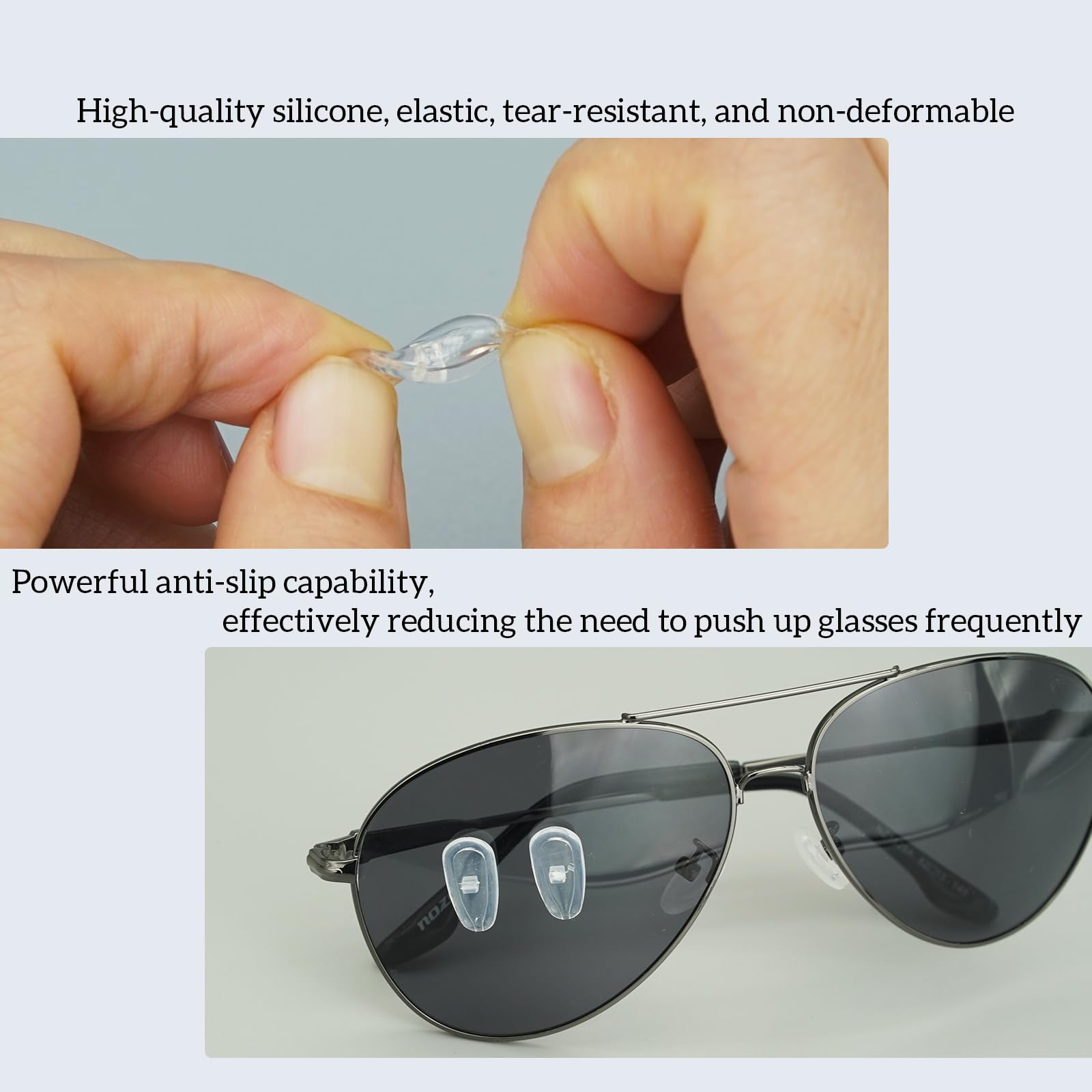 Screwdriver and screws for nose pad replacement