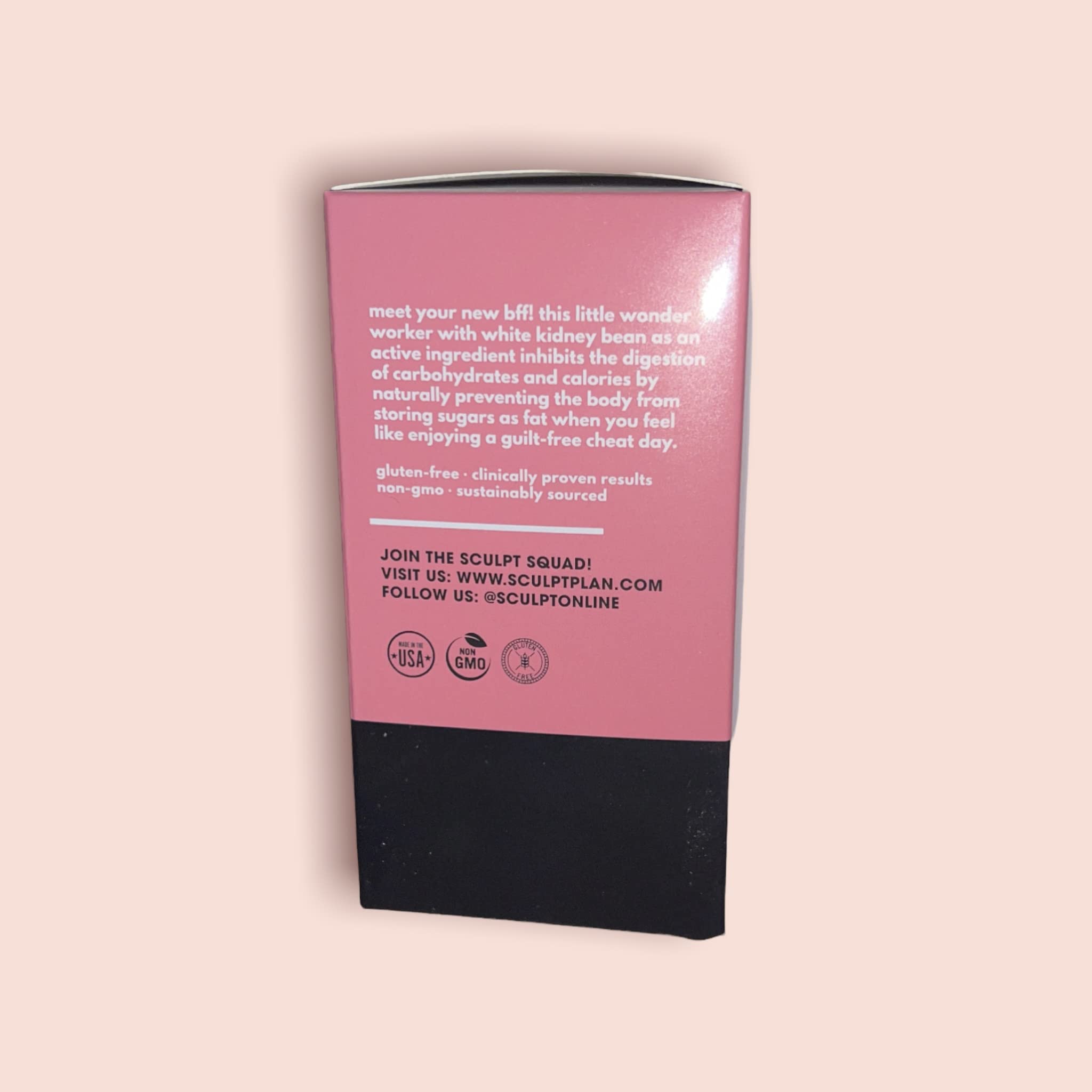 SCULPT Cheat Day GMP certified label confirming quality and production standards