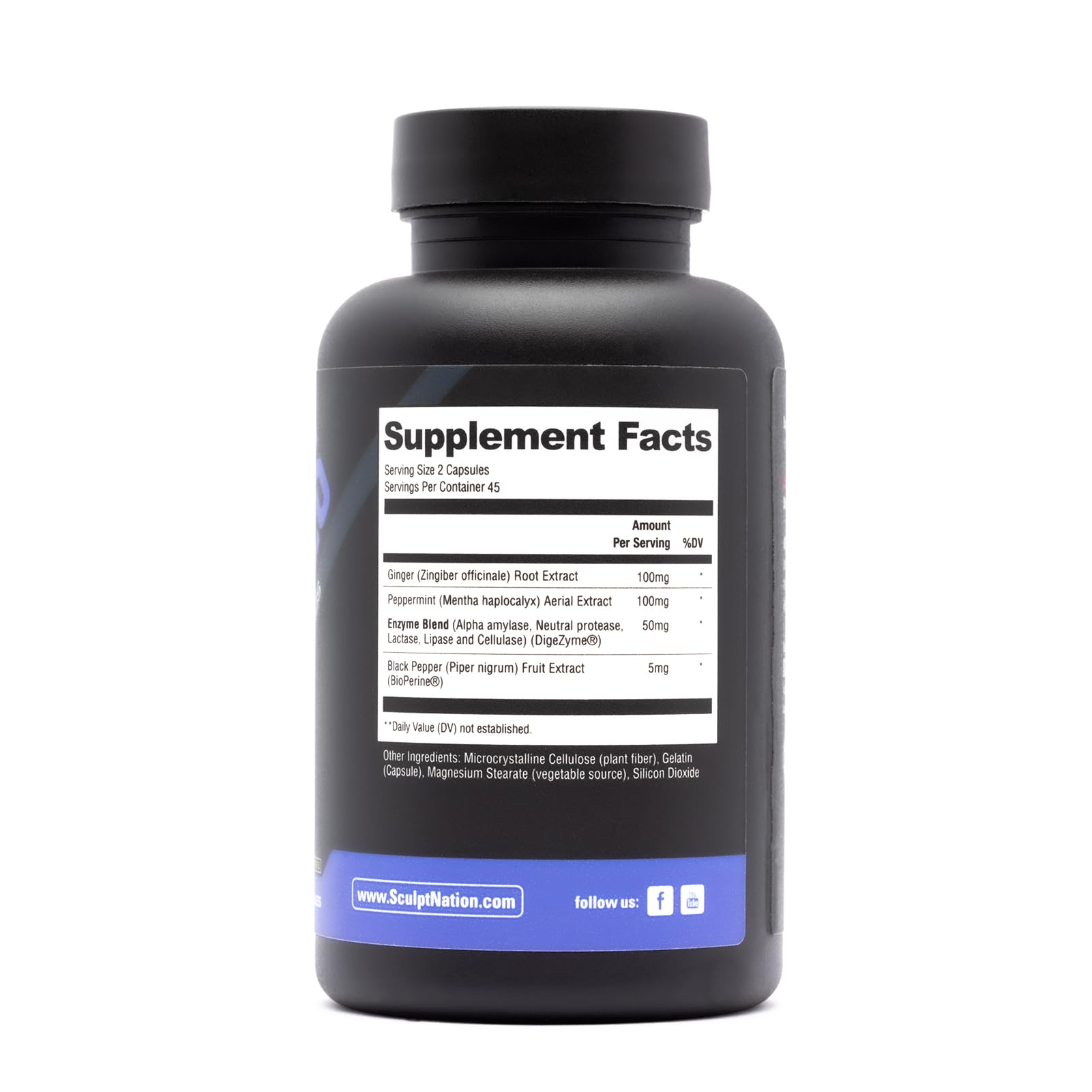 90 gluten-free capsules bottle