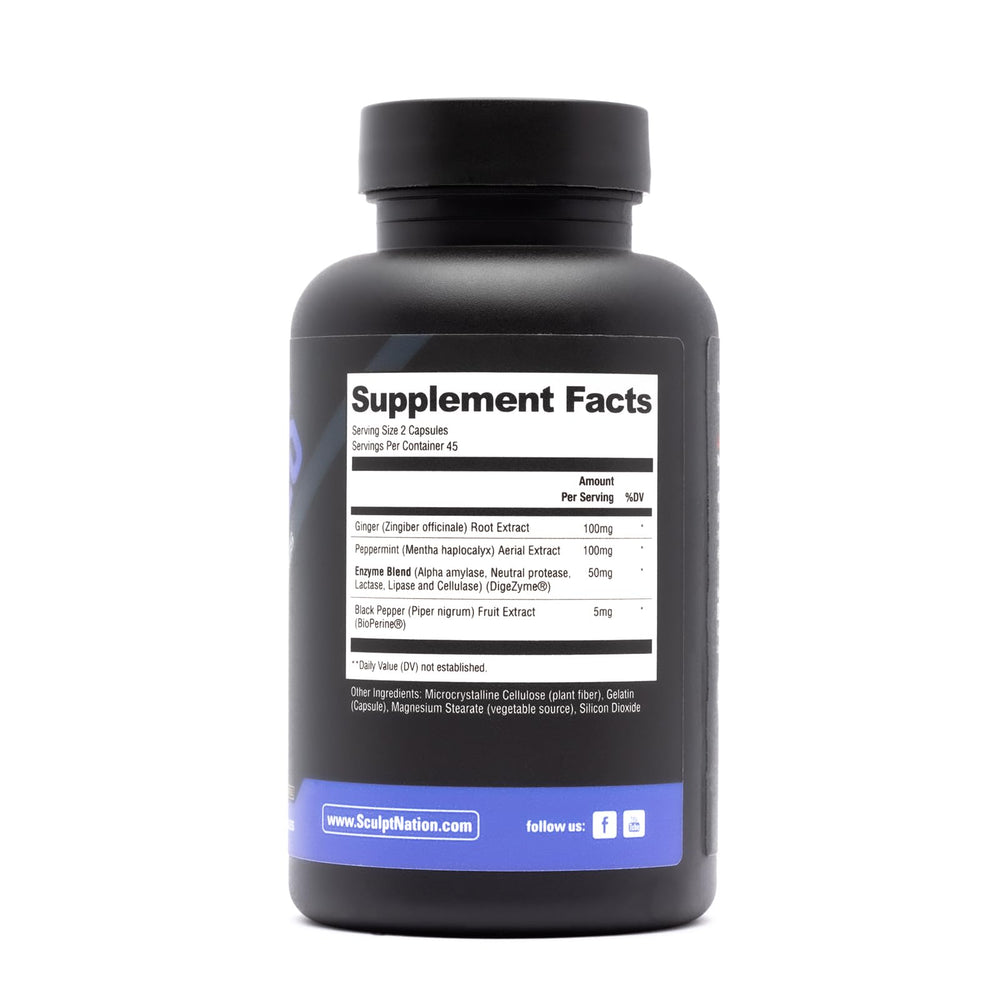 90 gluten-free capsules bottle