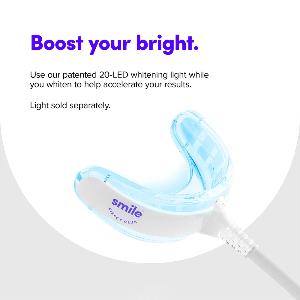Enamel-safe whitening formula label