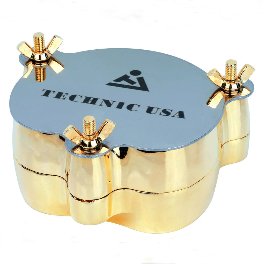 S&Dent Cu-Zn alloy aluminum denture flask close-up view 1