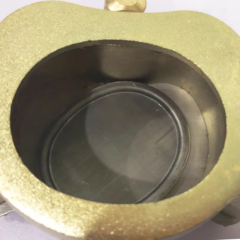 S&Dent Cu-Zn alloy aluminum denture flask close-up view 2