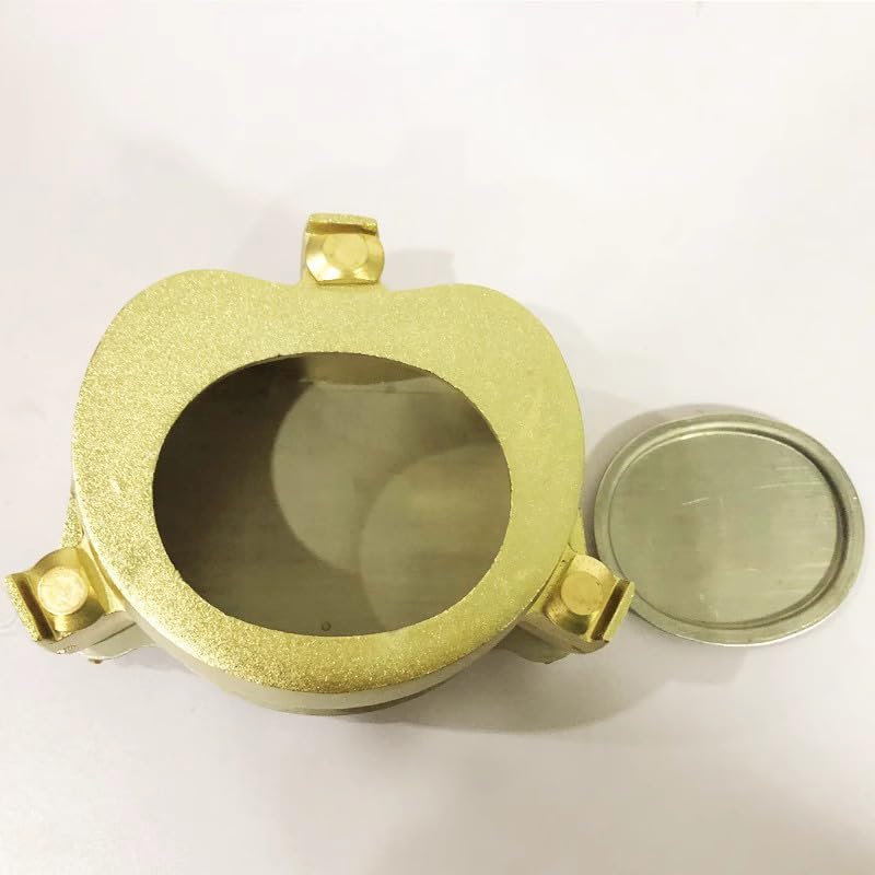 Front view of S&Dent denture flask with EU TUV CE approval badge