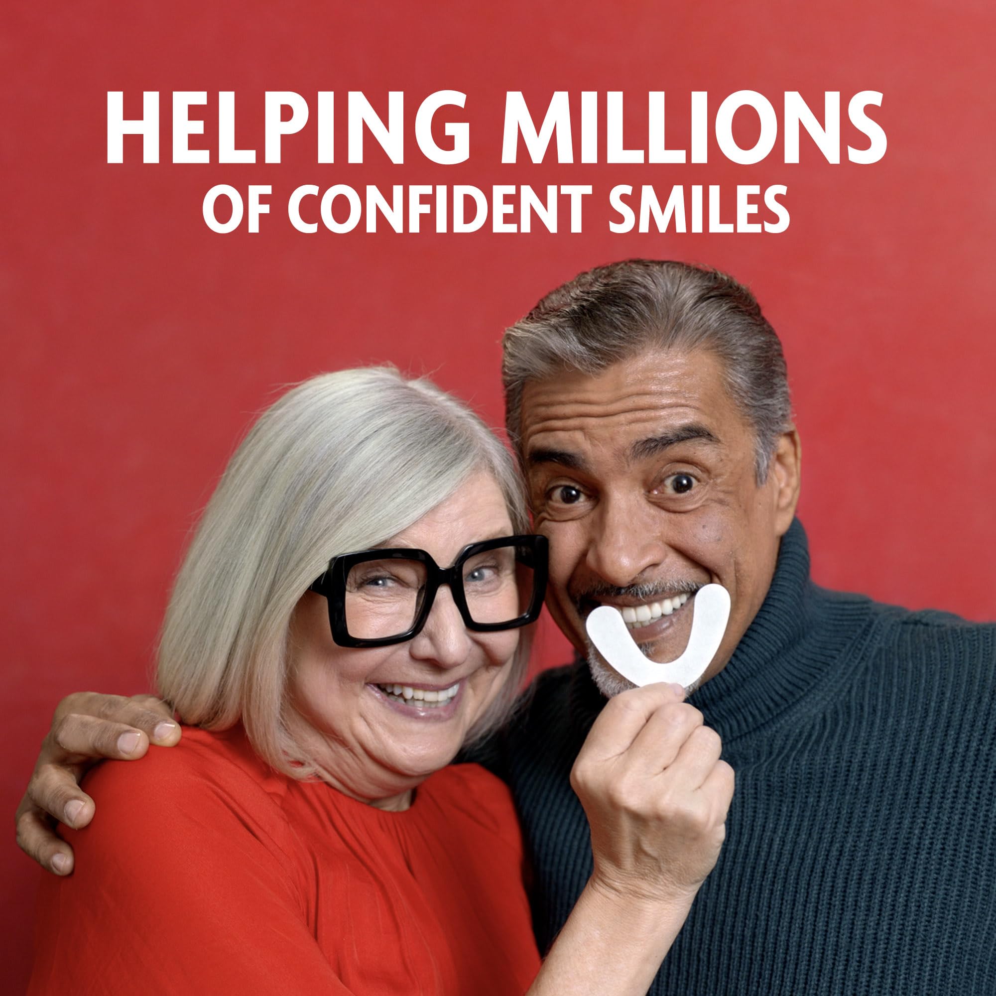 Mess-free denture adhesive seals by Sea-Bond