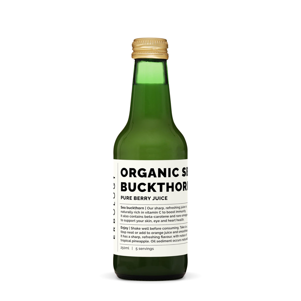 Hero image of 100% Organic Sea Buckthorn Juice bottle