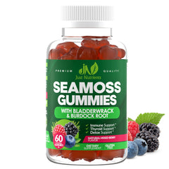 Front view of Sea Moss 3000mg Gummies bottle