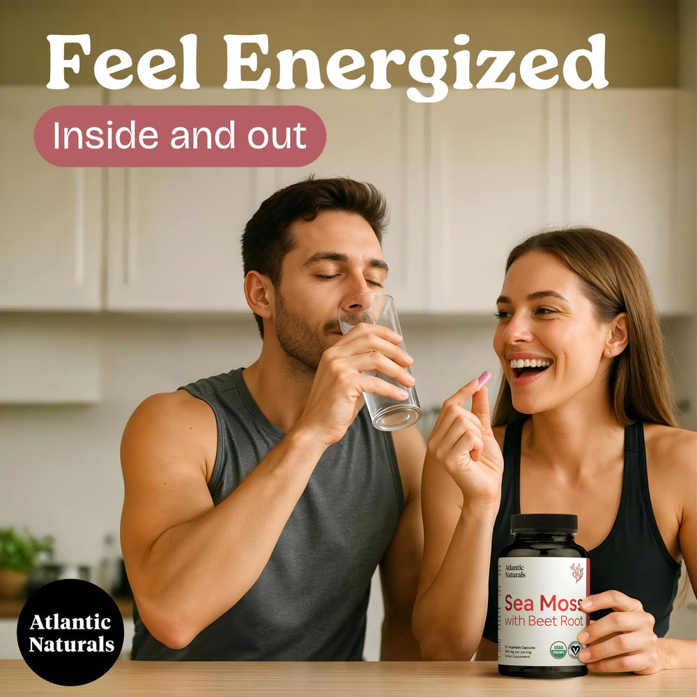 Nutrition facts and ingredients for Sea Moss Beet Root capsules