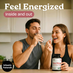 Nutrition facts and ingredients for Sea Moss Beet Root capsules