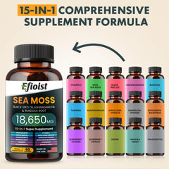 ACV, Turmeric and Manuka Honey elements highlighted in capsules