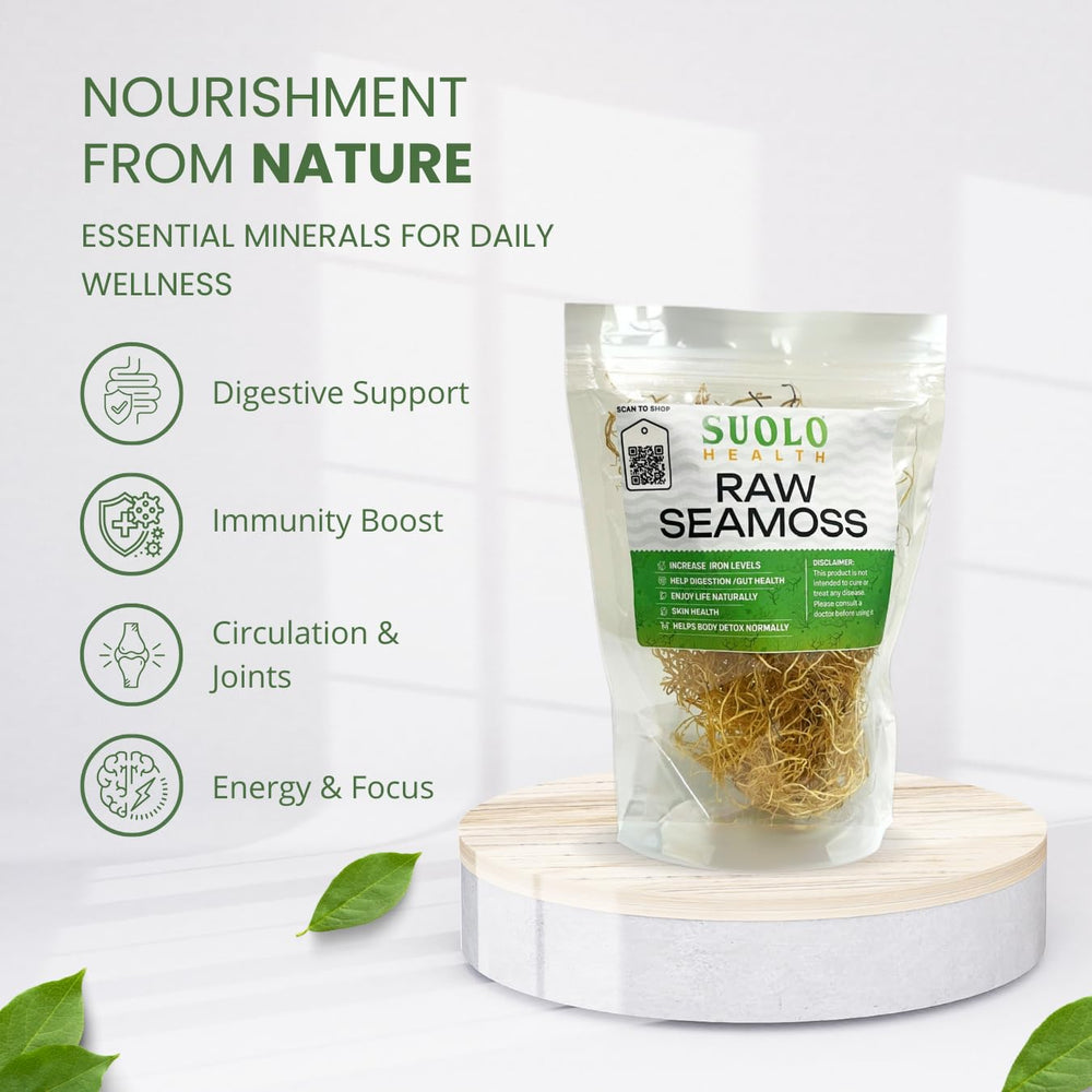 Sea moss added to smoothies and soups