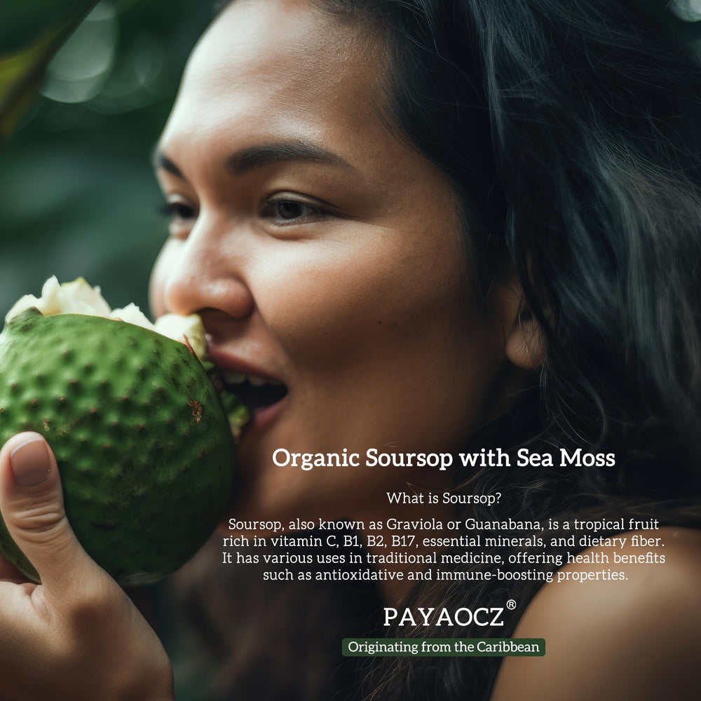 Sea moss, turmeric and black pepper ingredients close-up