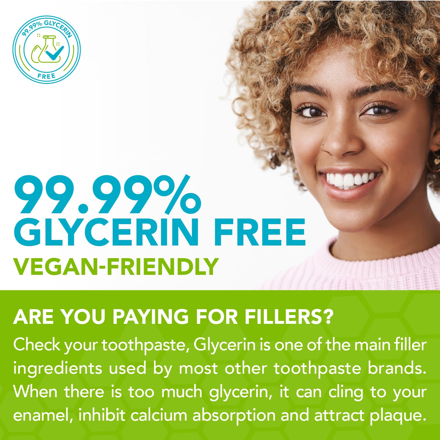 Sea salt and gum support in toothpaste formula