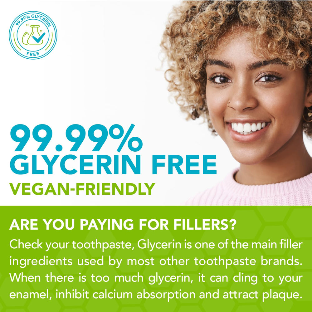 Sea salt and gum support in toothpaste formula