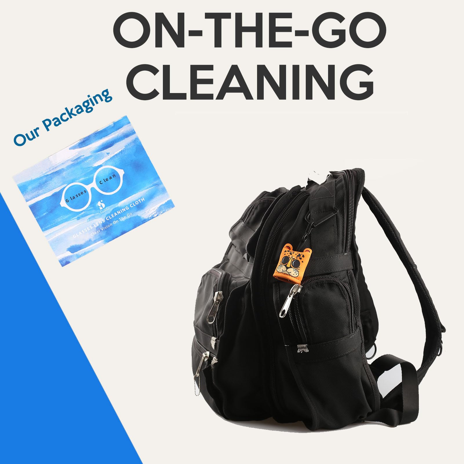Protective pouch and packaging for Seabbo cleaning cloths