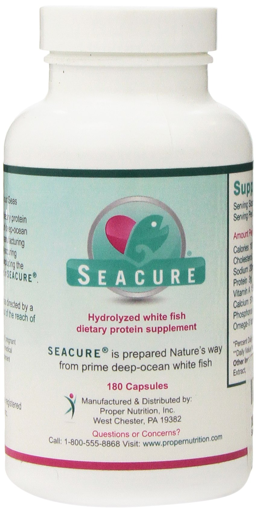 Seacure 180 Capsules bottle – front view