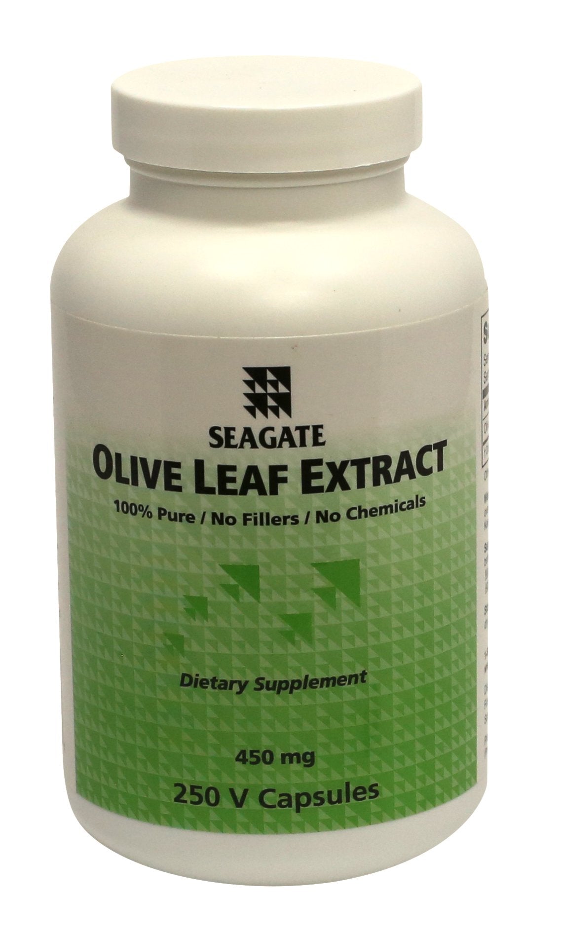 Seagate Olive Leaf Extract 450 mg bottle – 250 capsules