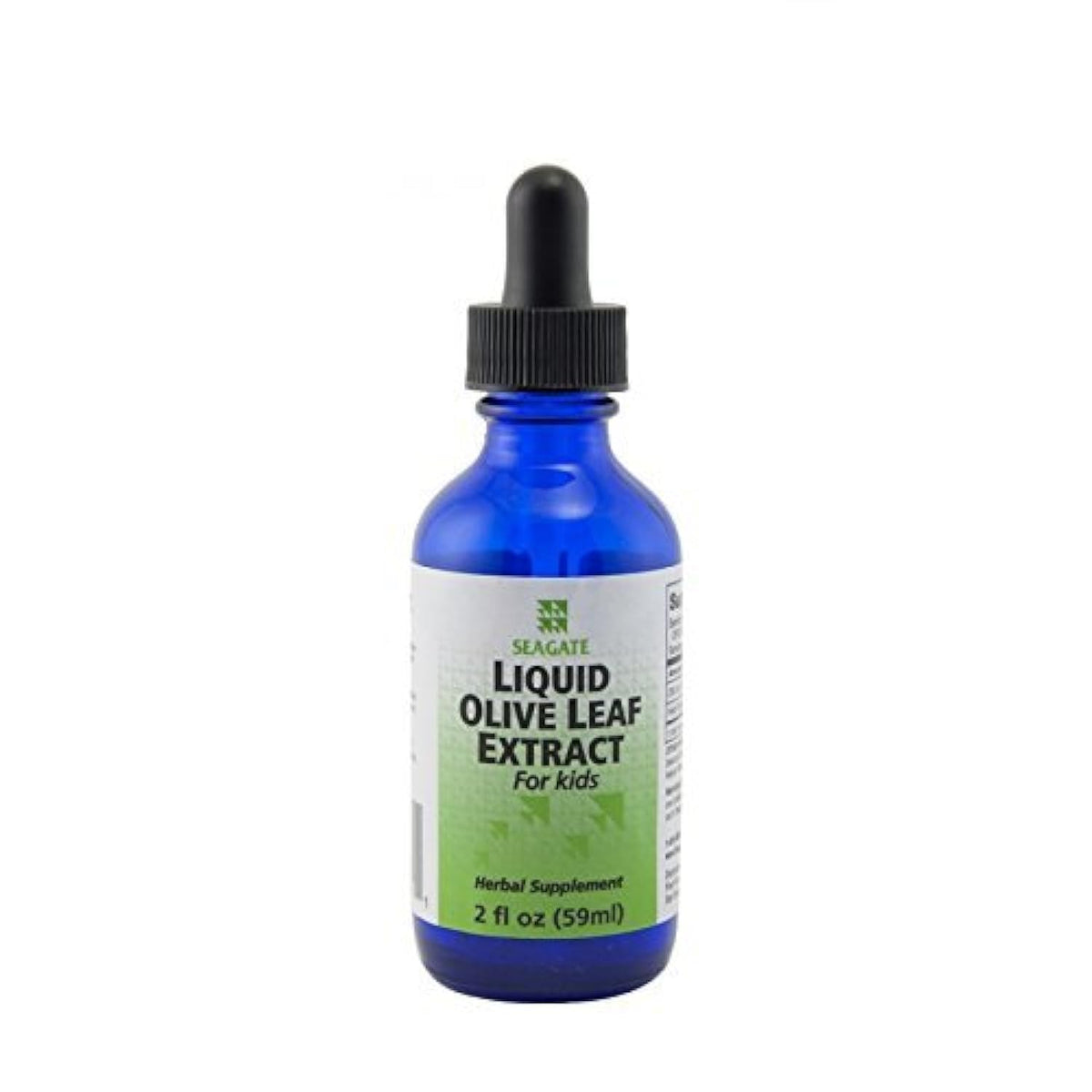 Seagate Olive Leaf Extract Liquid for Kids bottle with dropper (1 ml)