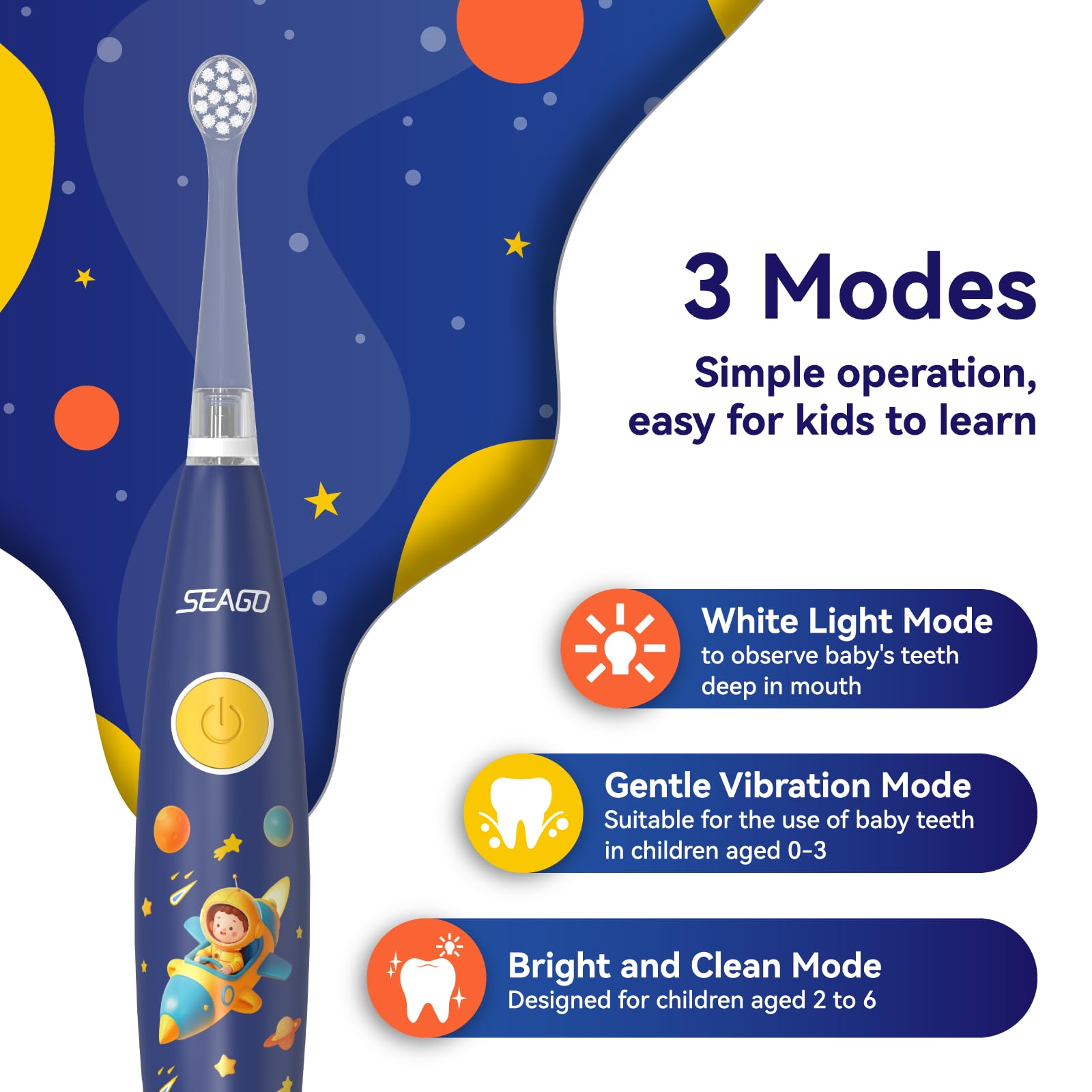DIY stickers included for decorating toothbrush