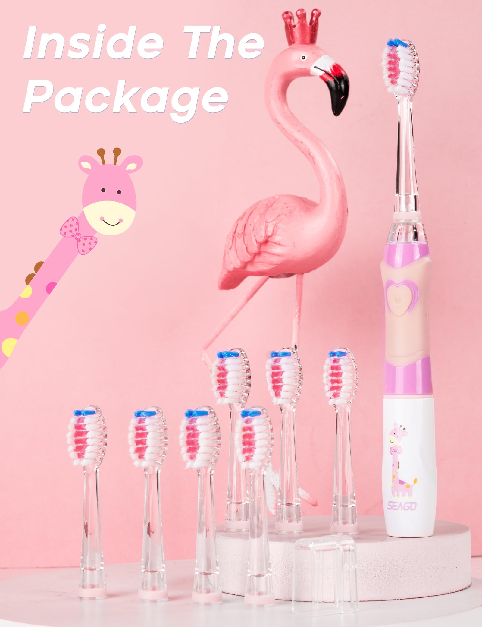 Protective bristle cover for SEAGO Kids Electric Toothbrush