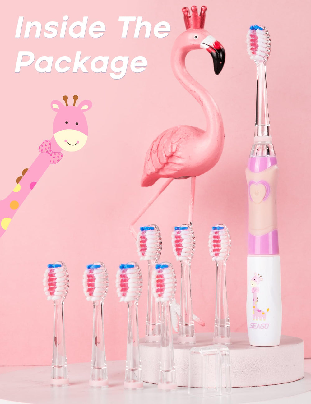 Protective bristle cover for SEAGO Kids Electric Toothbrush