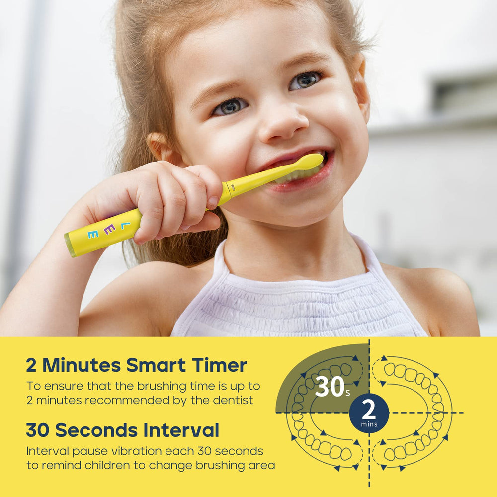 Five cleaning modes on the toothbrush handle