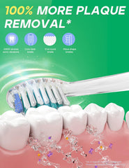 2-minute timer display on SEAGO kids toothbrush