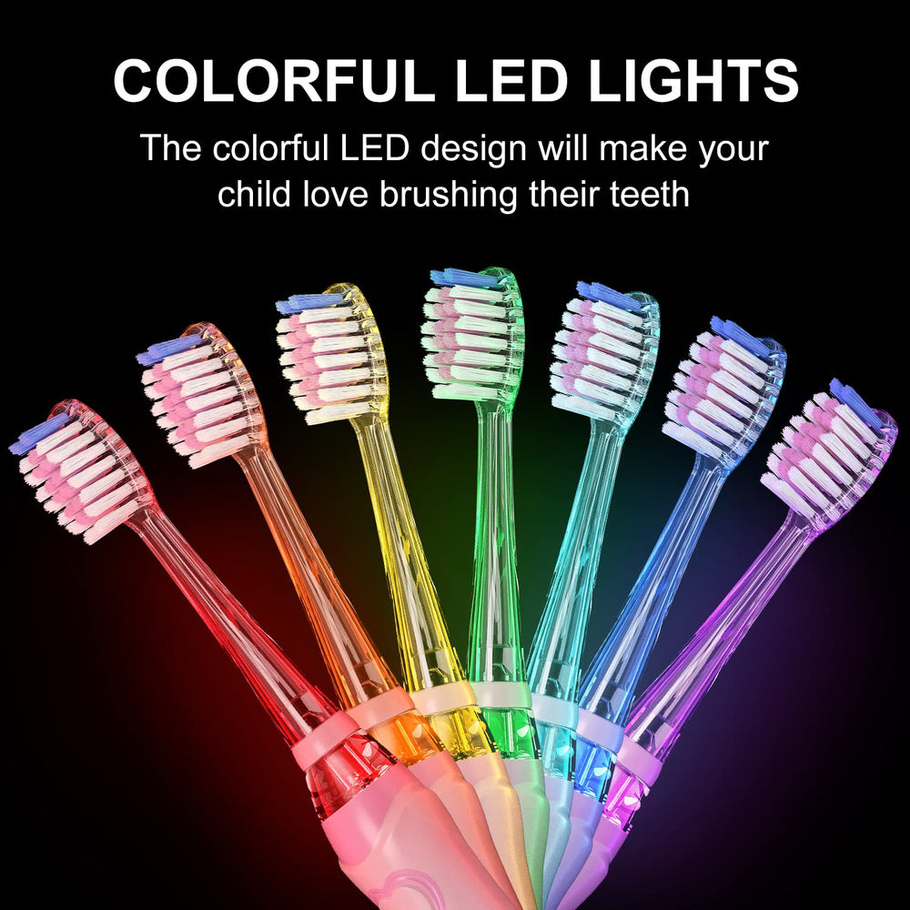 Child brushing with SEAGO SG-977 toothbrush in use
