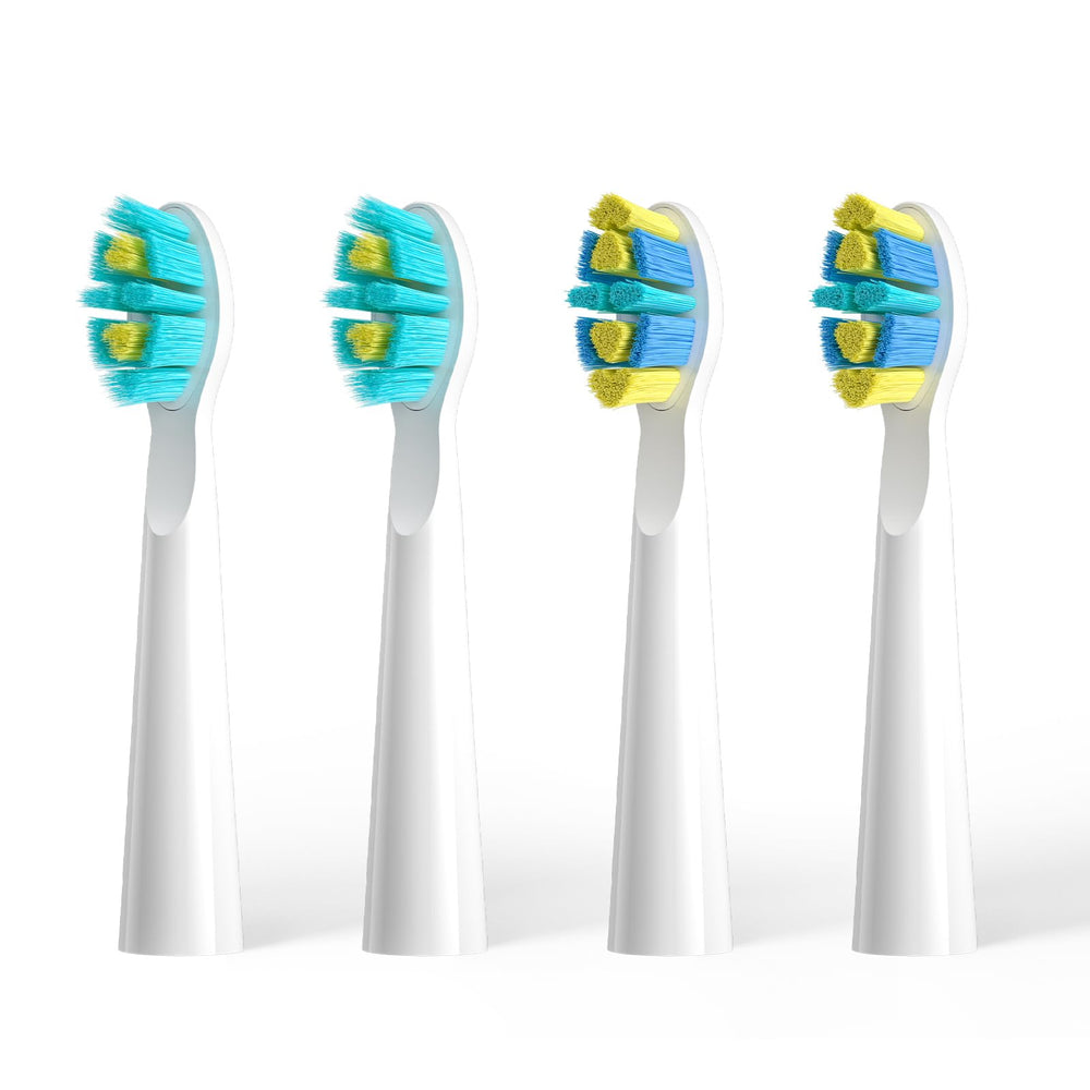 SEAGO SG-2303 Kids Brush Heads White 4pcs - front view