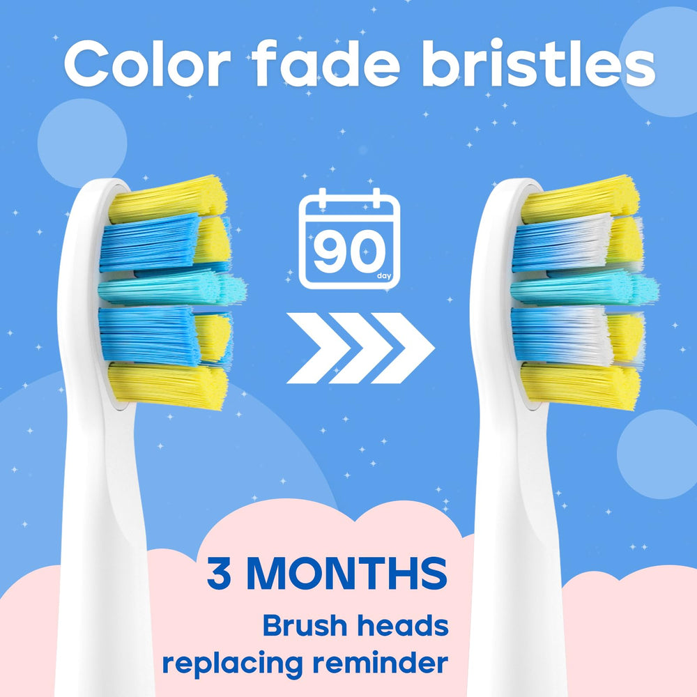 White SG-2303 replacement brush heads 4-pack - packaging view