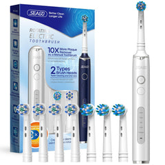 SEAGO SG-2603 white rotating electric toothbrush handle