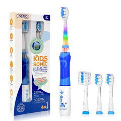 SEAGO SG-977 blue kids electric toothbrush front view