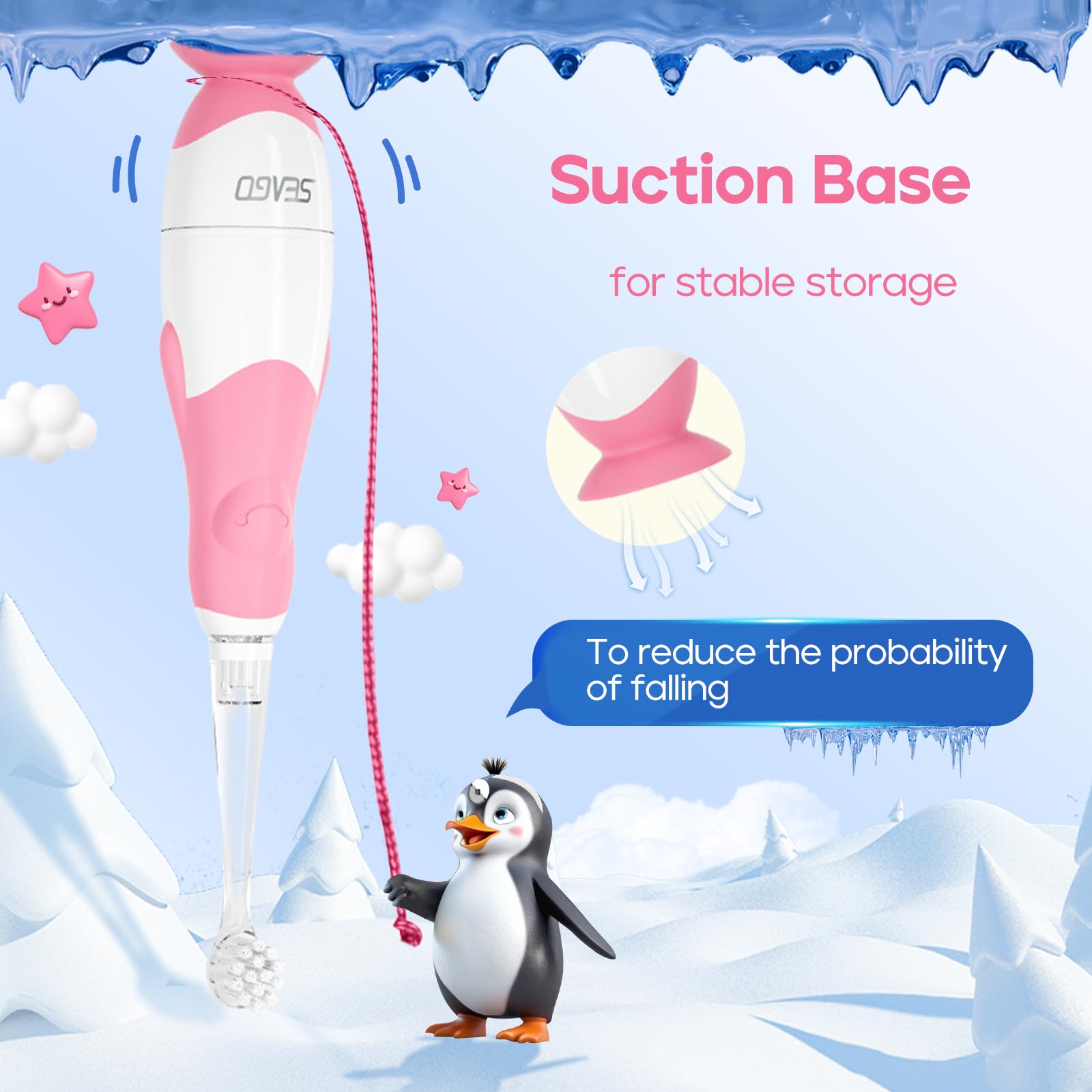 Playful penguin-themed design for toddlers