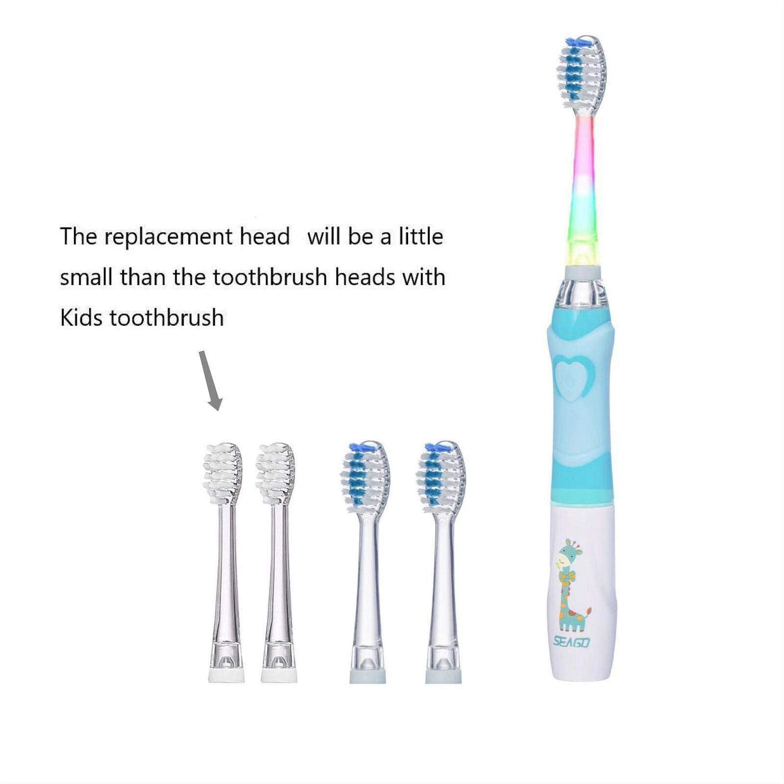 Easy twist-and-lock replacement for SEAGO toothbrush head
