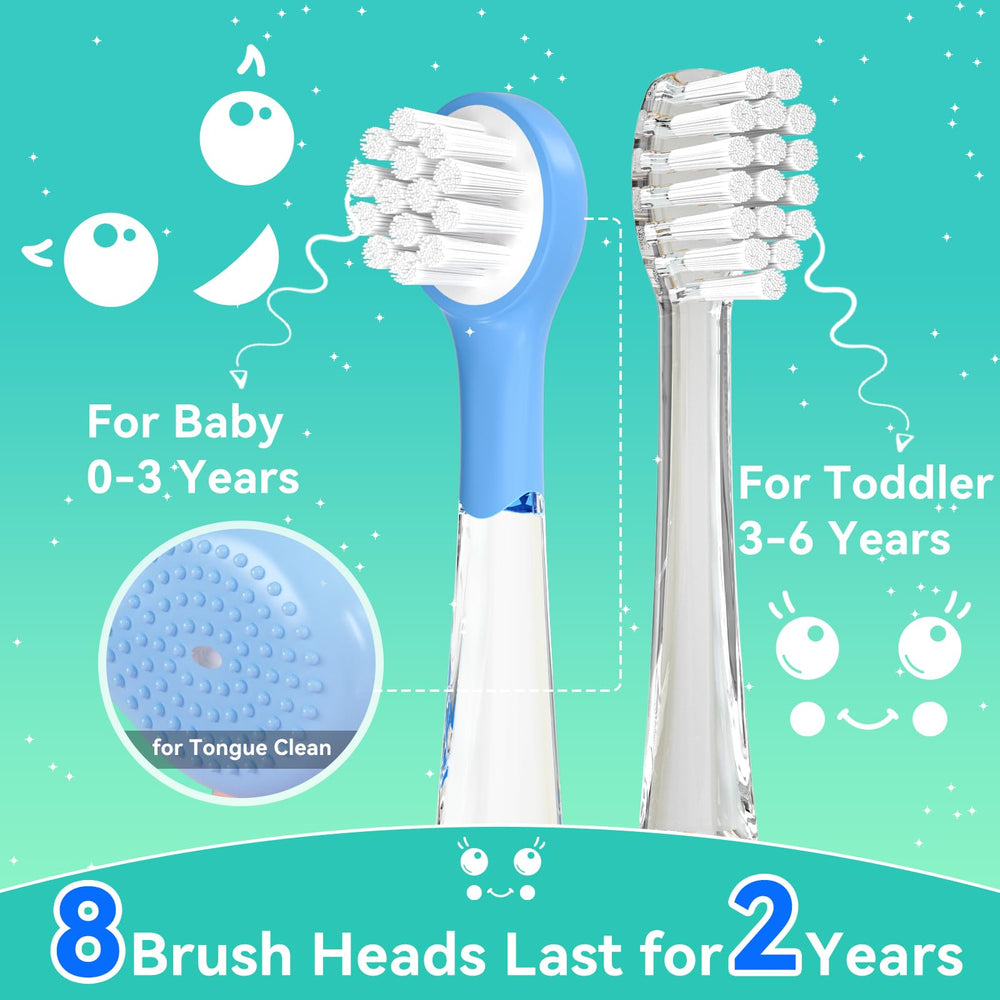 LED indicator on SEAGO toddler toothbrush