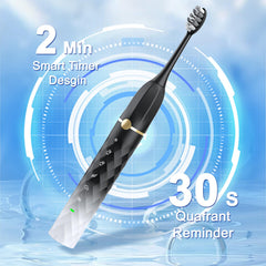 2-minute timer indicator on Seapeoa sonic toothbrush