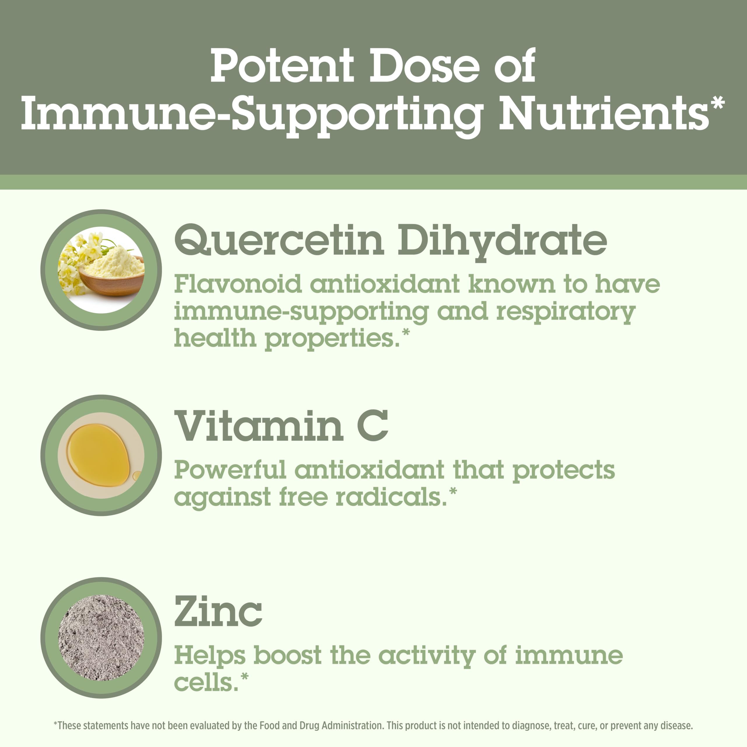 Seasonal immunity boost label artwork