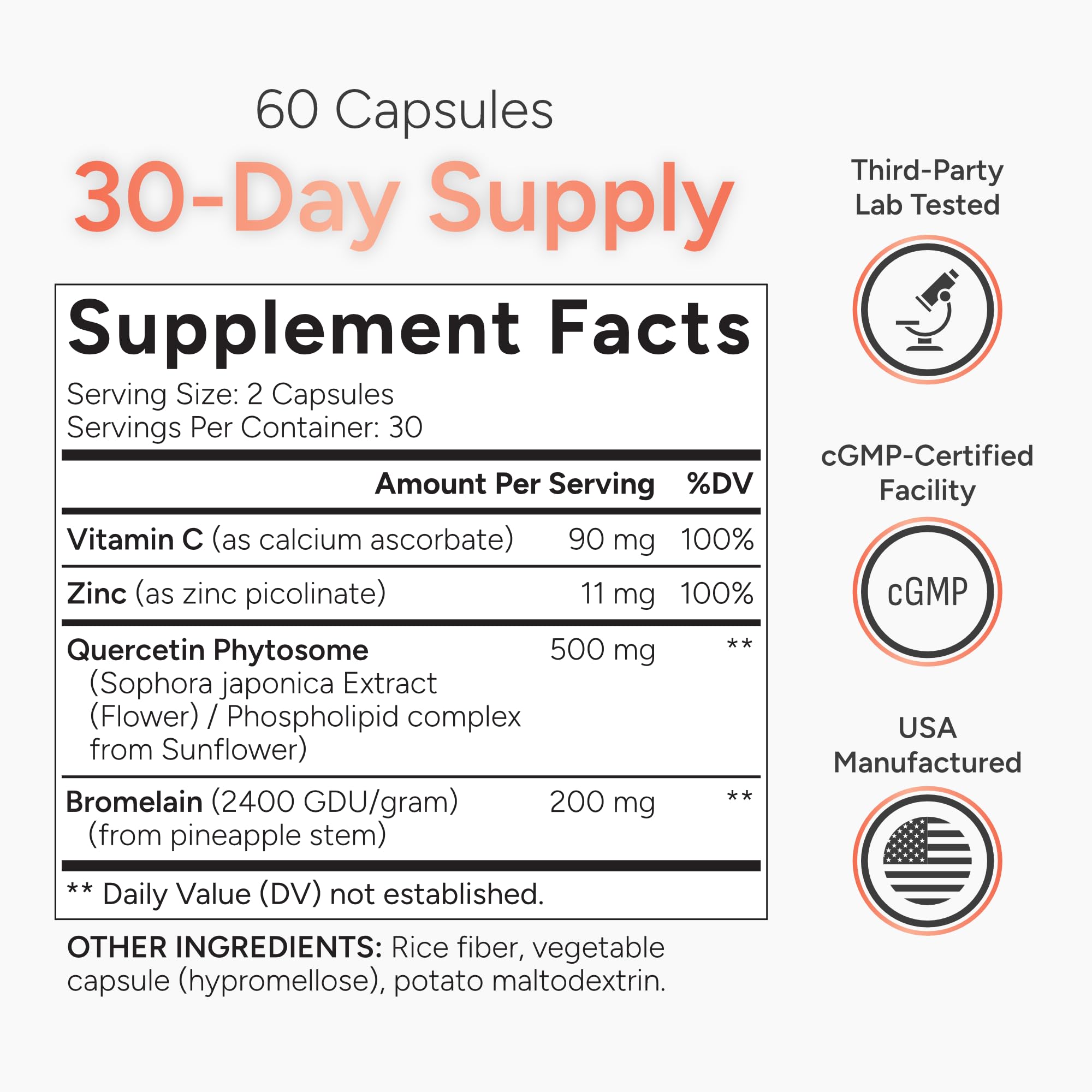 Seasonal wellness bromelain quercetin image