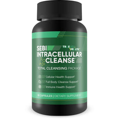 Sebi Intracellular Cleanse bottle with herbal formula on a white background