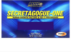 Secretagogue Gold 16 oz bottle and 30-packets packaging